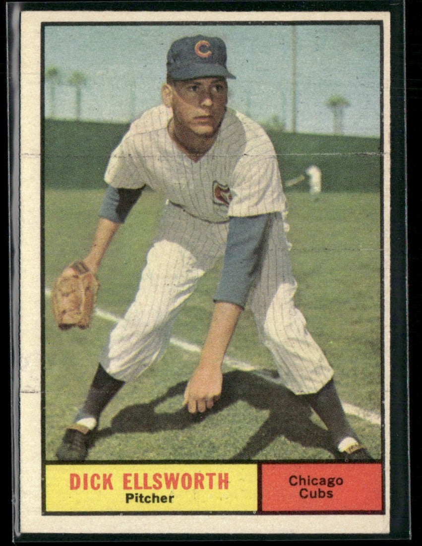Dick Ellsworth 1961 Topps #427 Chicago Cubs
