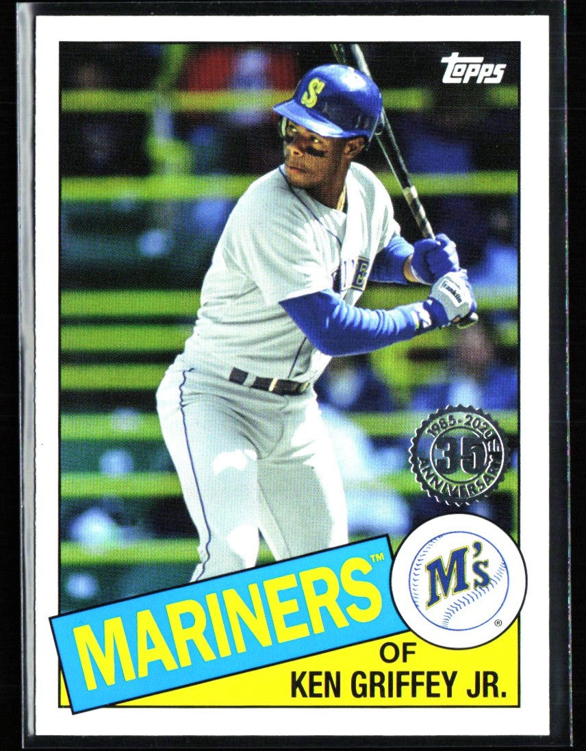 Ken Griffey Jr. 2020 Topps 1985 Design #85TB-41 Seattle Mariners