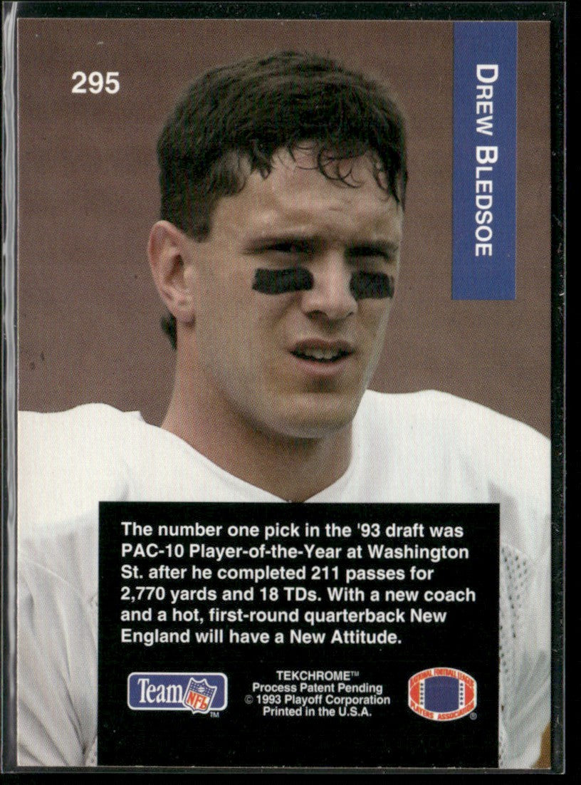 Drew Bledsoe 1993 Playoff RC #295 New England Patriots