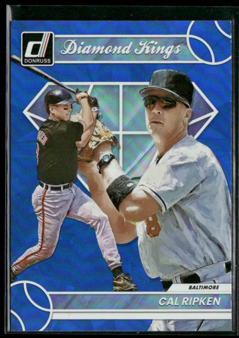 Cal Ripken 2023 Donruss Diamond Kings Holo Blue #8 Baltimore Orioles