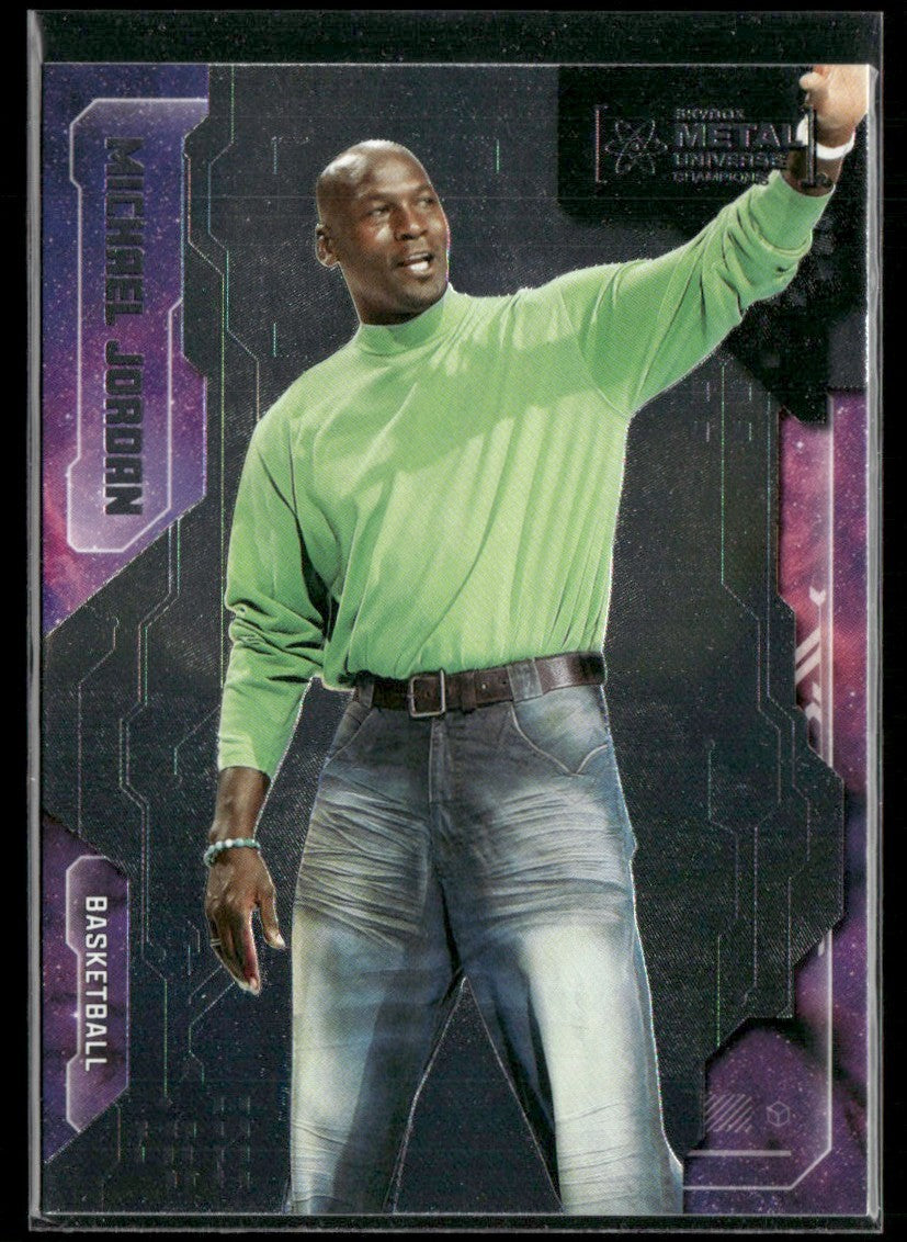 Michael Jordan 2024 Skybox Metal Universe Champions #1 Chicago Bulls