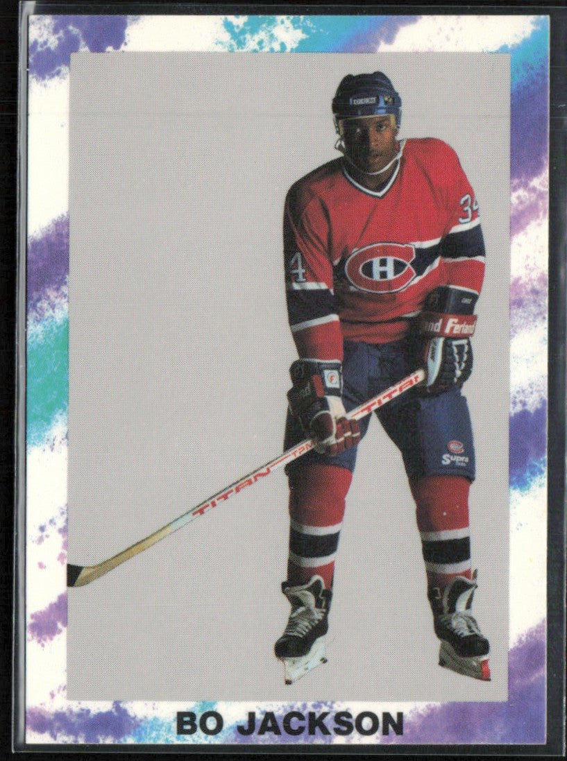 Bo Jackson 1990 Bo Knows Hockey Montreal Canadiens