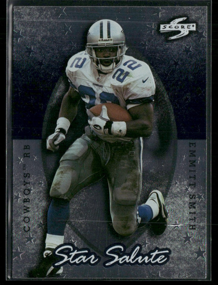 Emmitt Smith 1998 Score Star Salute #6 Dallas Cowboys
