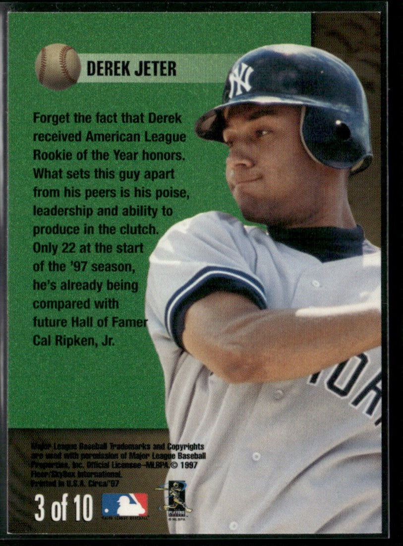Derek Jeter 1997 Circa Fast Track #3 New York Yankees