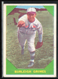 Burleigh Grimes 1960 Fleer #59 St. Louis Cardinals