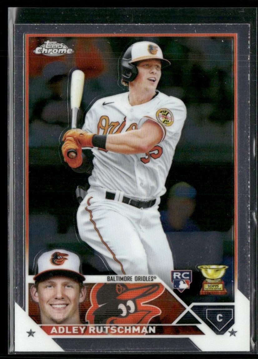 Adley Rutschman 2023 Topps Chrome RC #1 Baltimore Orioles