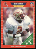 Deion Sanders 1989 Pro Set RC #486 Atlanta Falcons