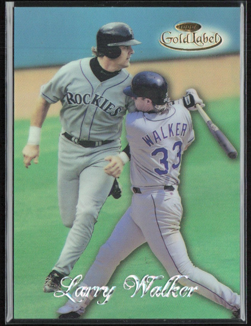 Larry Walker 1998 Topps Gold Label Class 2 #72 Colorado Rockies
