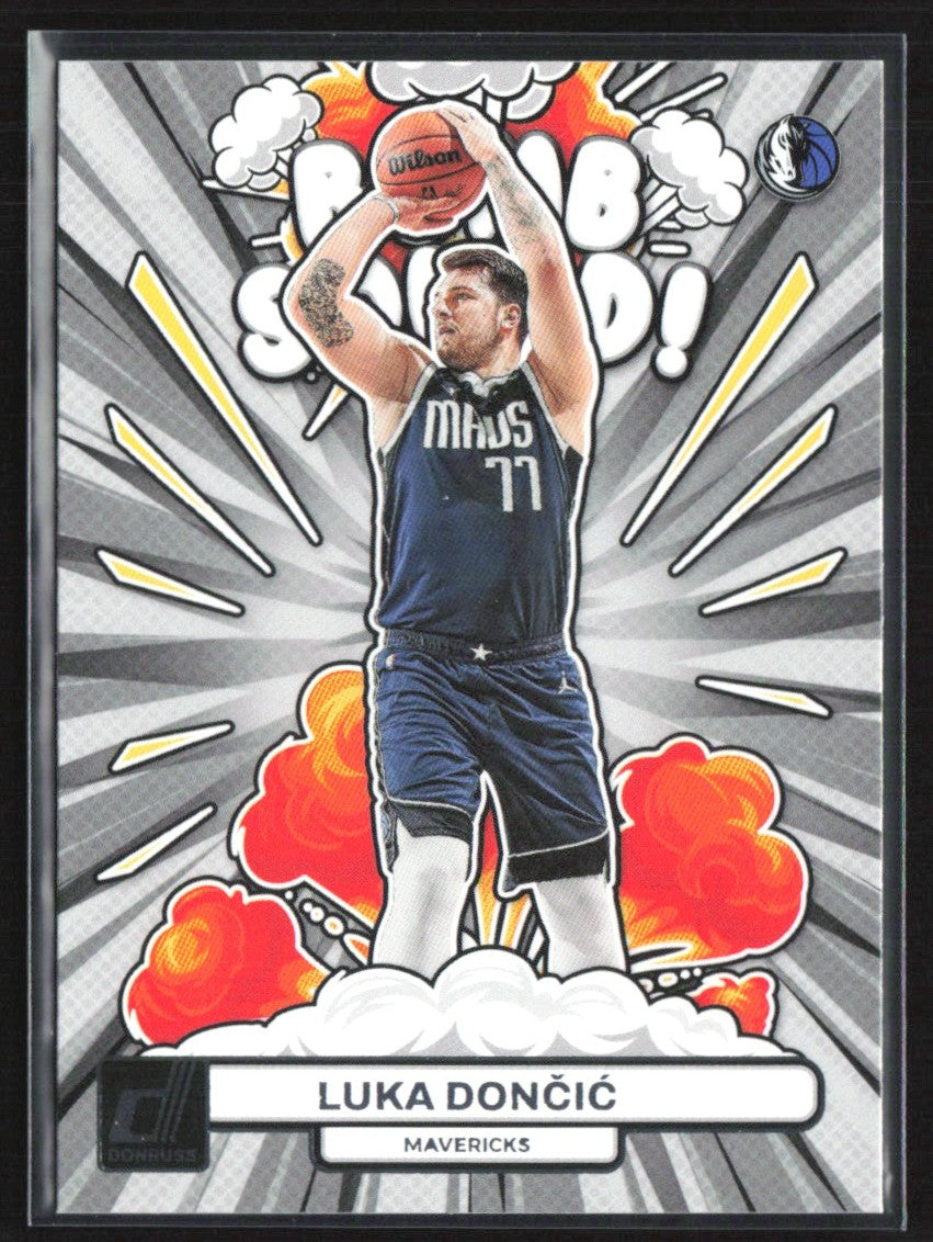 Luka Doncic 2023 Donruss Bomb Squad #3 Dallas Mavericks