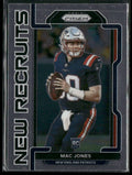Mac Jones 2021 Panini Prizm New Recruits RC #NR-5 New England Patriots