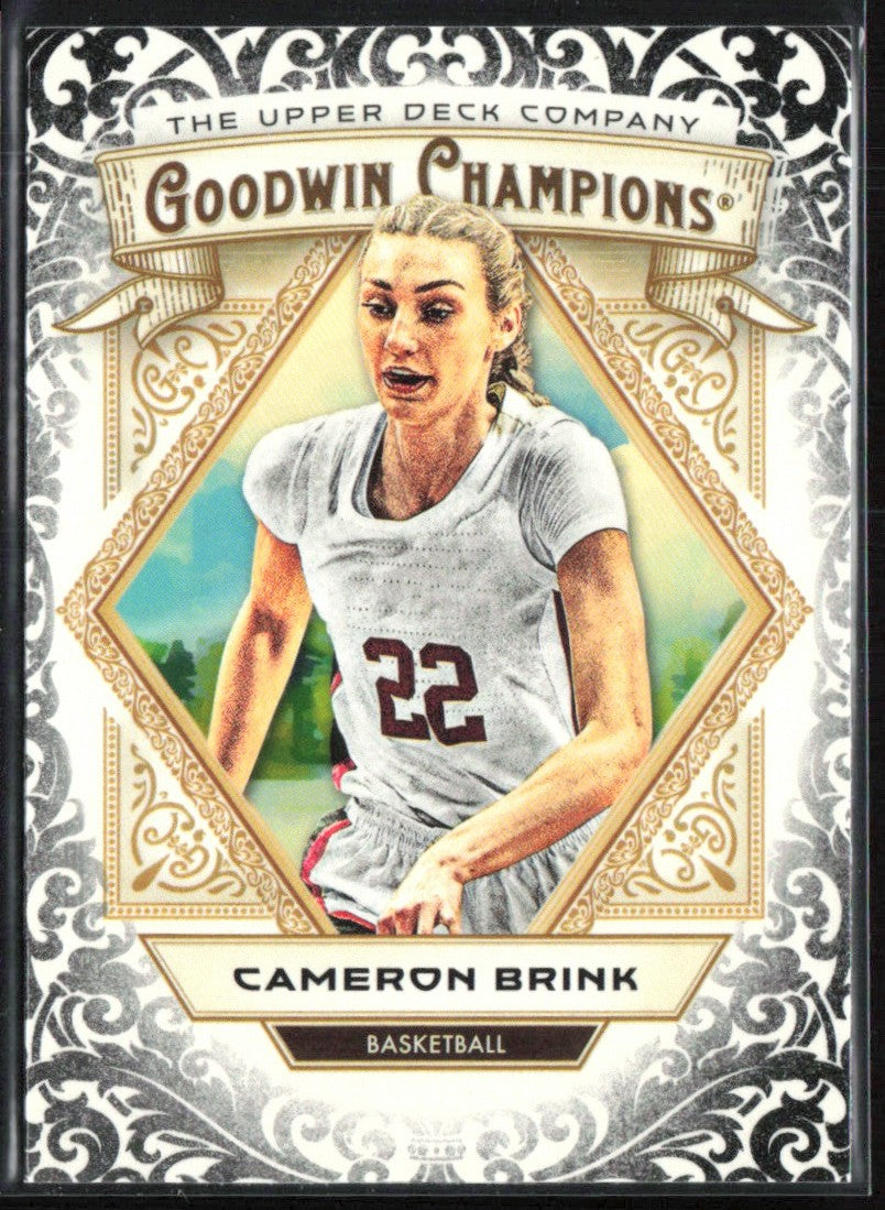 Cameron Brink 2025 Upper Deck Goodwin Champions Glossy Black #22