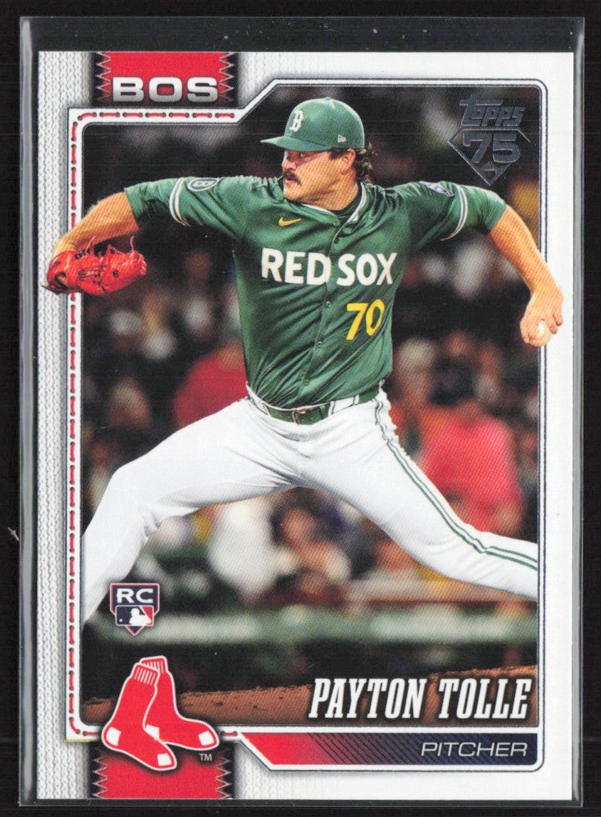 Payton Tolle 2026 Topps RC #15 Boston Red Sox