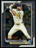 Jackson Chourio 2024 Bowman Chrome RC #69 Milwaukee Brewers