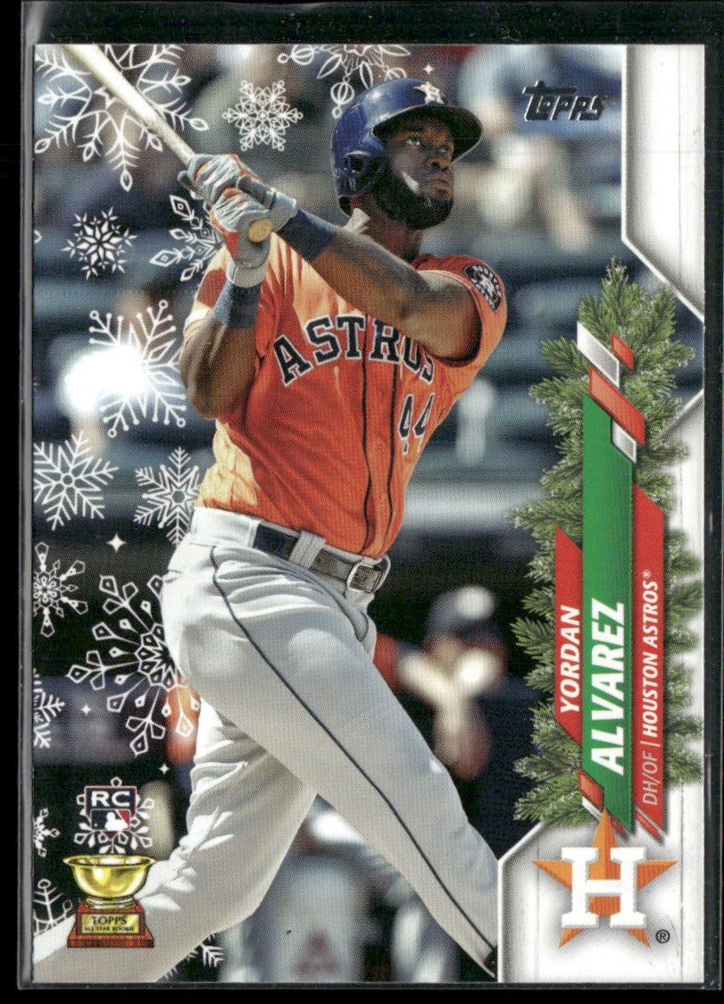 Yordan Alvarez 2020 Topps Holiday RC #HW105 Houston Astros