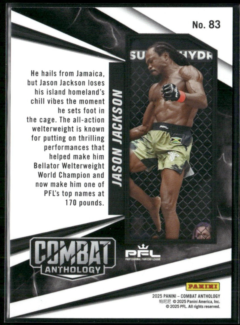 Jason Jackson 2025 Panini Combat Anthology Red /199 #83