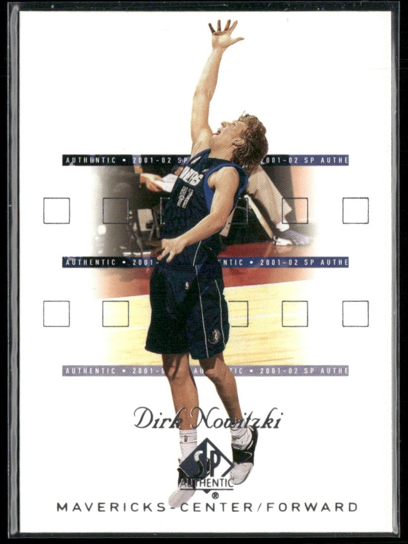 Dirk Nowitzki 2001 SP Authentic #16 Dallas Mavericks