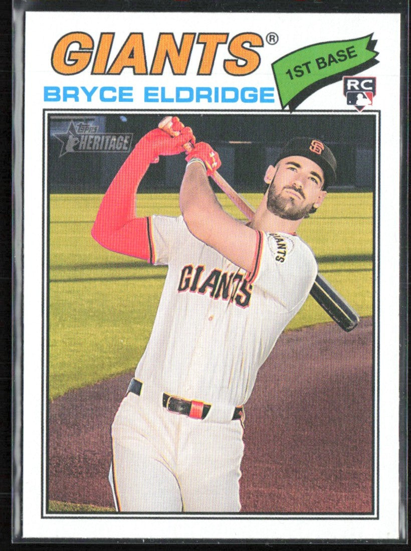 Bryce Eldridge 2026 Topps Heritage RC #310 San Francisco Giants