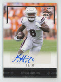 Kylin Hill 2021 Leaf Ultimate Draft 1991 Autographs Silver AUTO /99 #GLR-KH1