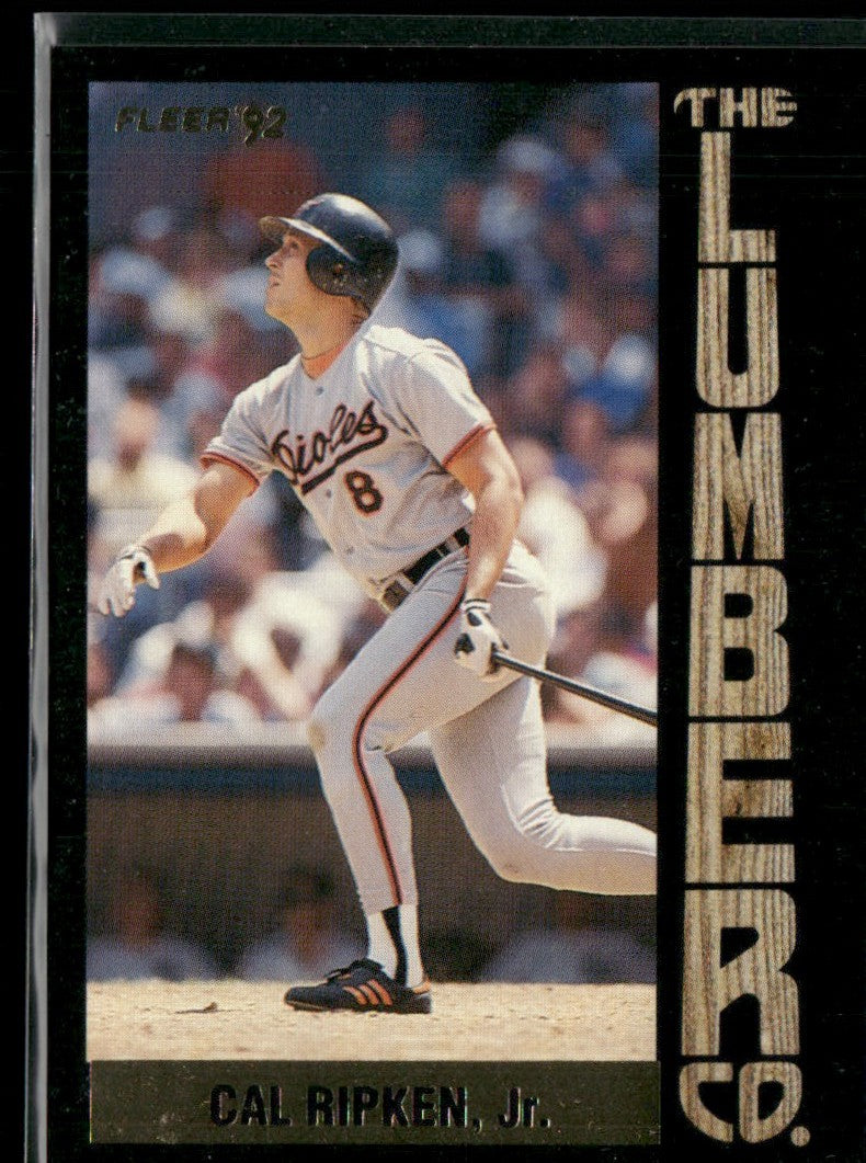 Cal Ripken Jr. 1992 Fleer Lumber Company #7 Baltimore Orioles
