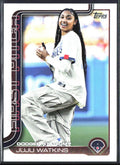 Juju Watkins 2025 Topps 2024 First Pitch #FP-3 Los Angeles Dodgers