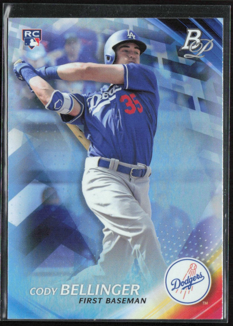 Cody Bellinger 2017 Bowman Platinum RC #76 Los Angeles Dodgers