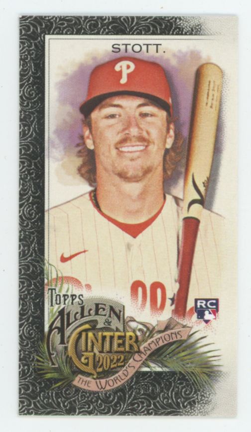 Bryson Stott 2022 Topps Allen & Ginter Mini Black RC #256 Philadelphia Phillies