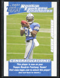 Calvin Johnson 2007 Topps Rookie Fantasy Challenge RC #5 Detroit Lions