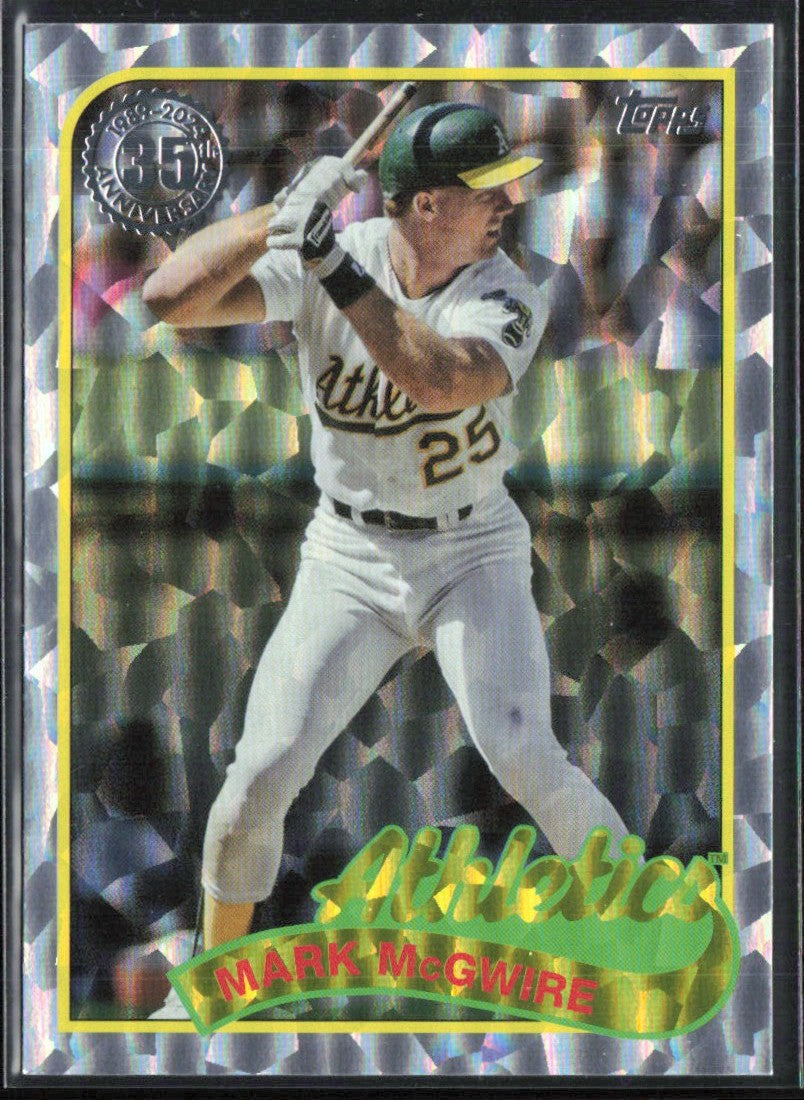 Mark McGwire 2024 Topps 1989 Silver Foilboard #89B-53 Oakland Athletics