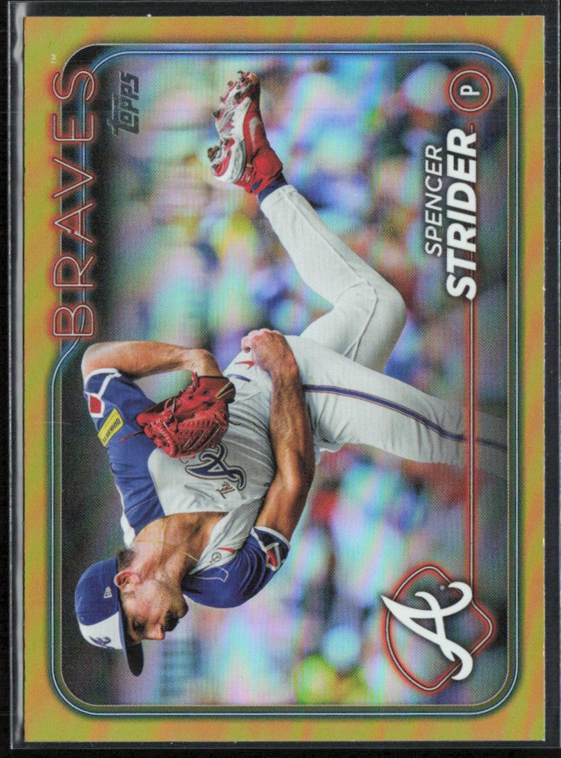 Spencer Strider 2024 Topps Gold Foil #11 Atlanta Braves