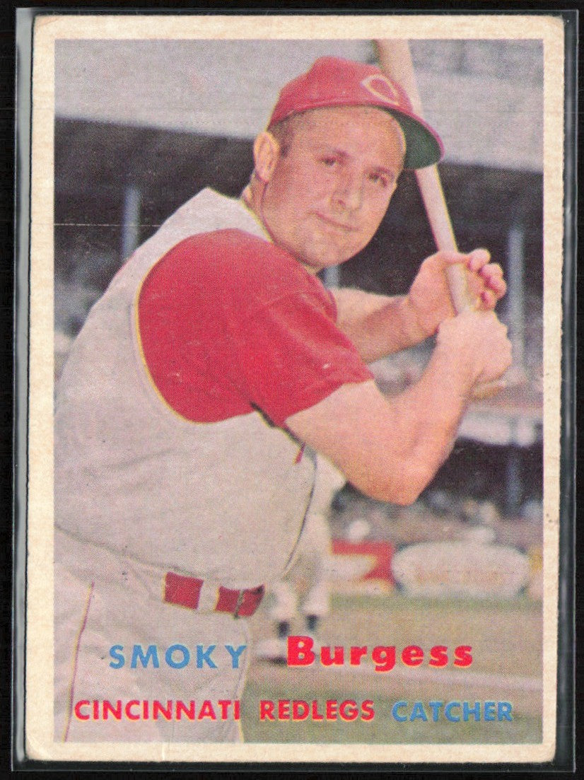 Smoky Burgess 1957 Topps #228 Cincinnati Redlegs