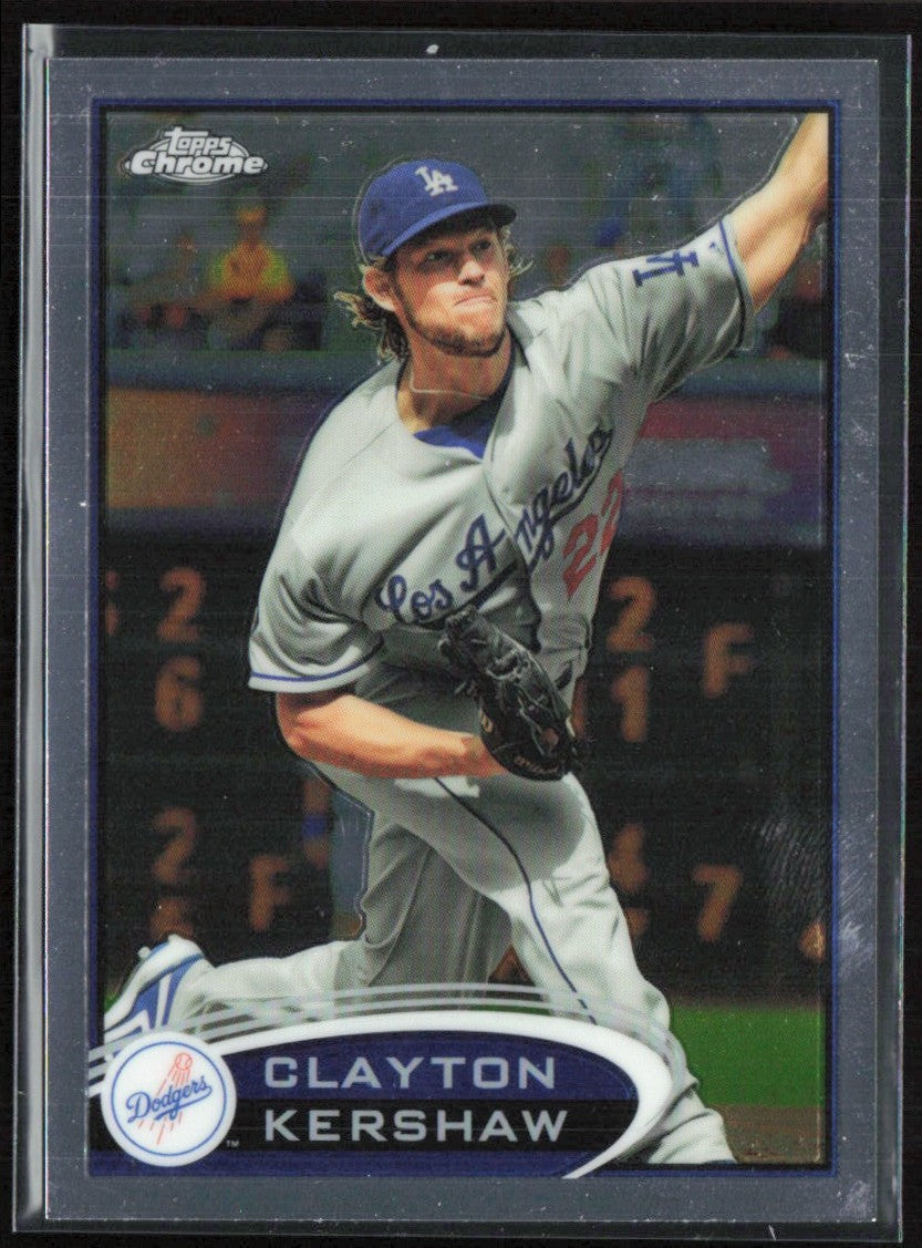 Clayton Kershaw 2012 Topps Chrome #112 Los Angeles Dodgers
