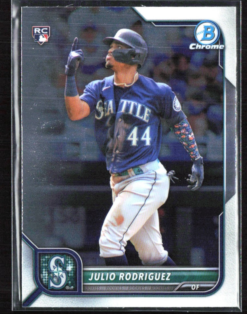 Julio Rodriguez 2022 Bowman Chrome RC #48 Seattle Mariners