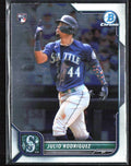 Julio Rodriguez 2022 Bowman Chrome RC #48 Seattle Mariners