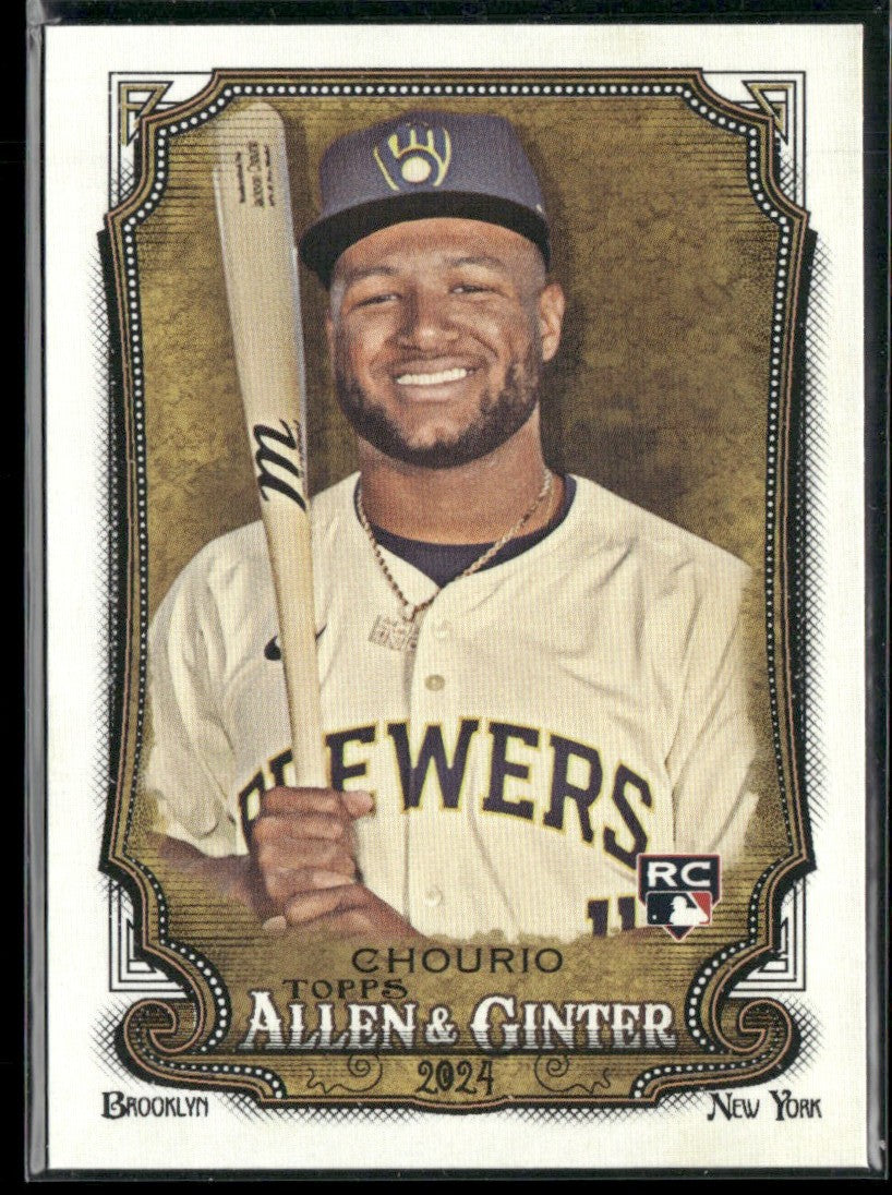 Jackson Chourio 2024 Topps Allen & Ginter RC #276 Milwaukee Brewers