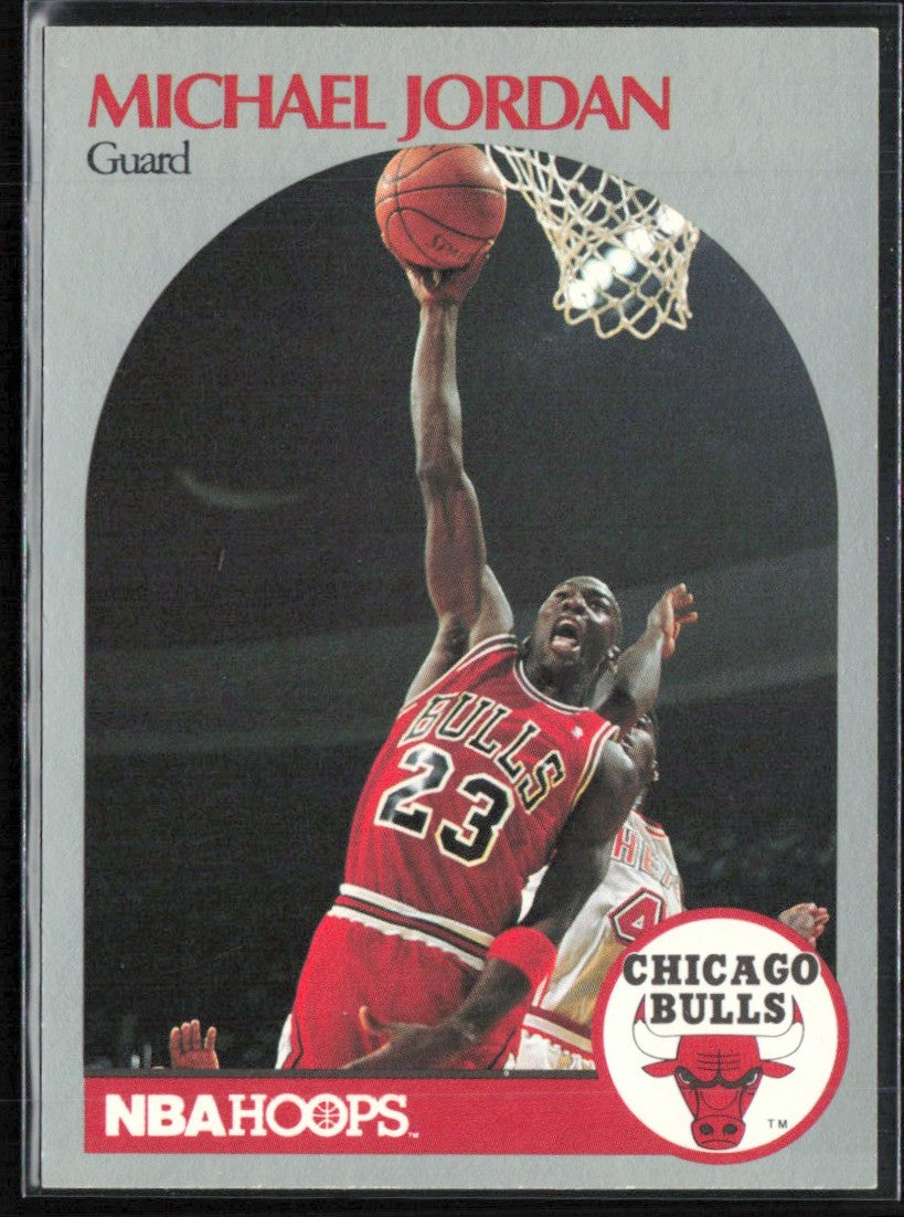 Michael Jordan 1990 NBA Hoops #65 Chicago Bulls