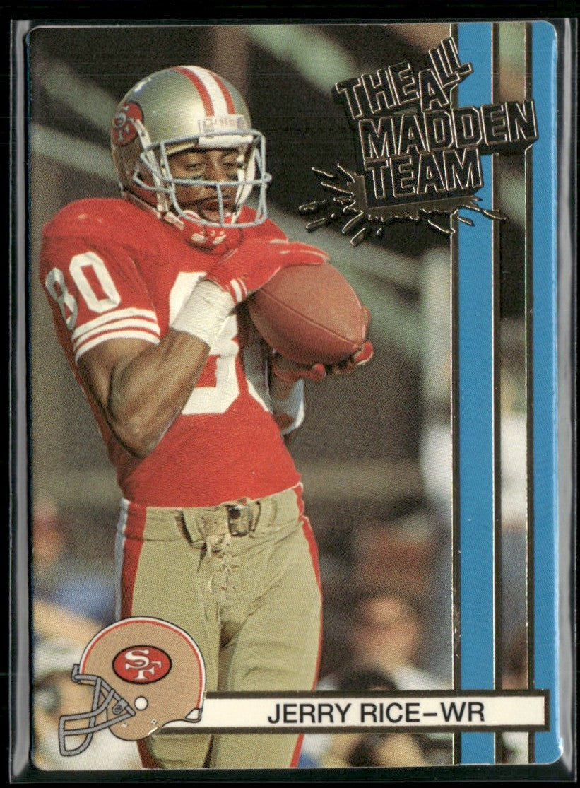 Jerry Rice 1990 Action Packed The All Madden Team #2 San Francisco 49ers