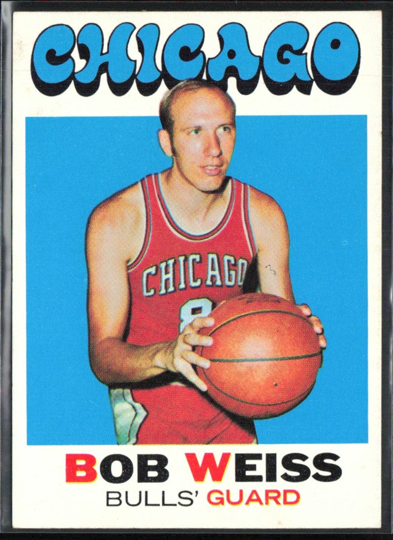 Bob Weiss 1971 Topps #128 Chicago Bulls