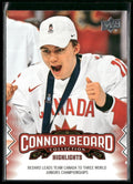Connor Bedard 2023 Upper Deck Collection Highlights #5 Chicago Blackhawks