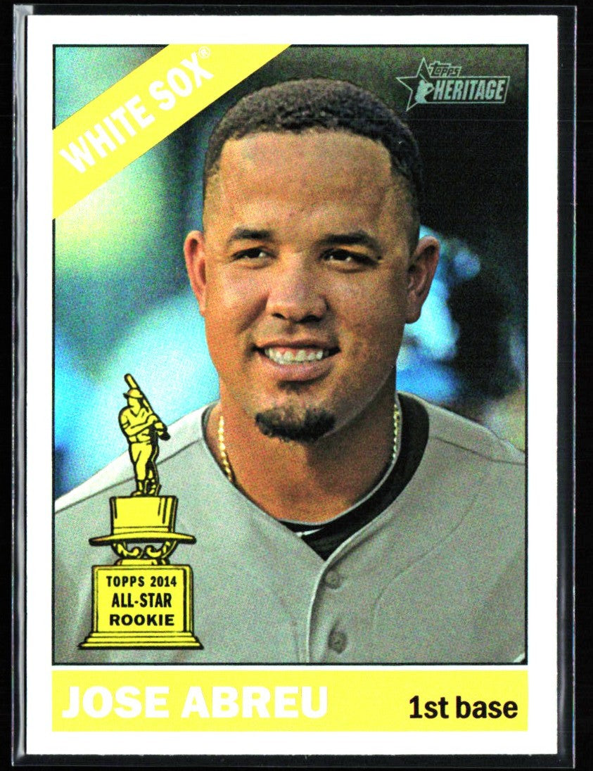 Jose Abreu 2015 Topps Heritage Chrome Foil #THC-25 Chicago White Sox