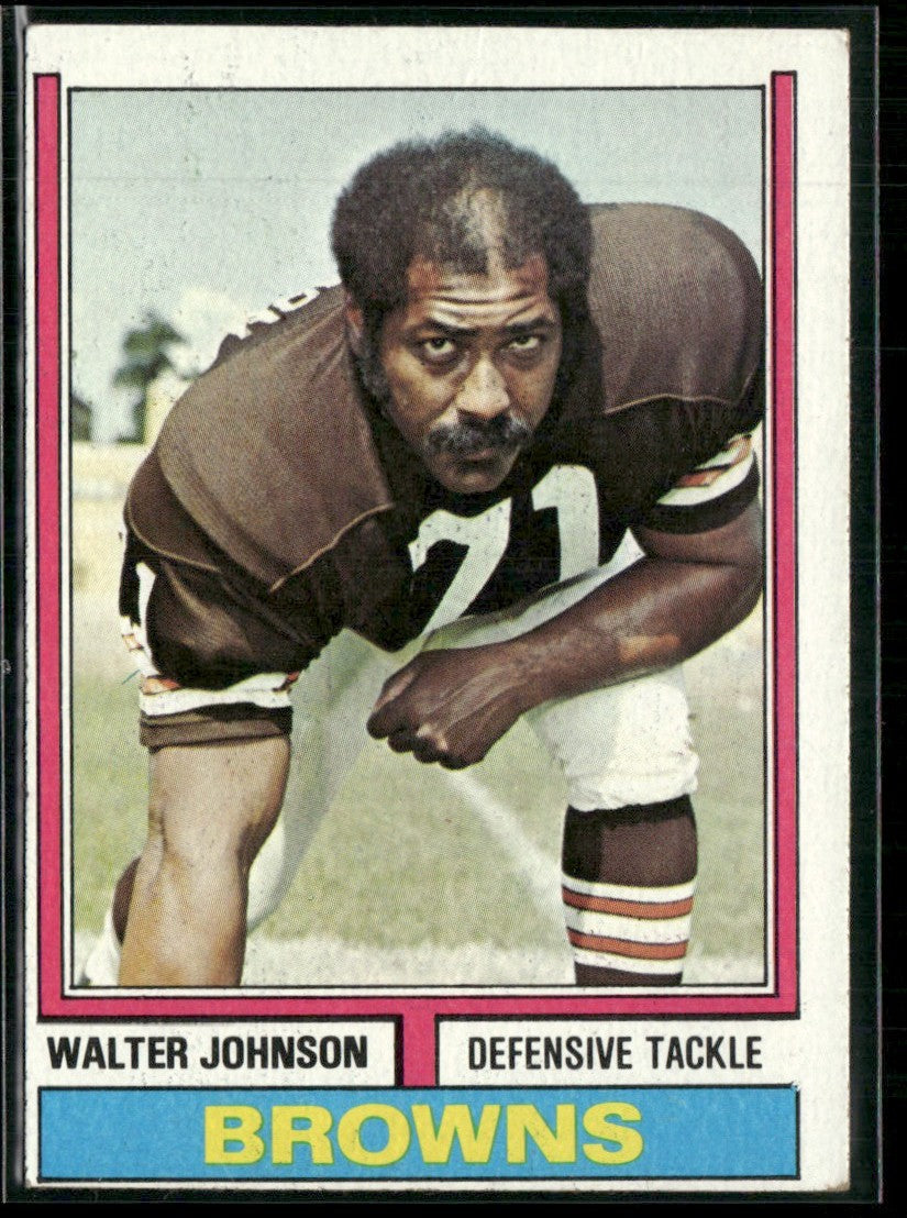 Walter Johnson 1974 Topps #448 Cleveland Browns