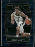 Chris Duarte 2021 Panini Select Concourse RC #41 Indiana Pacers