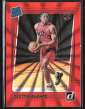Scottie Barnes 2021 Donruss Holo Orange Laser RC #236 Toronto Raptors