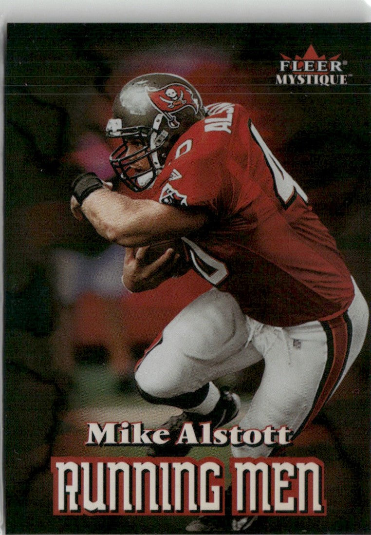 Mike Alstott 2000 Fleer Mystique Running Men #20 Tampa Bay Buccaneers