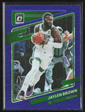 Jaylen Brown 2021 Donruss Optic Purple #19 Boston Celtics