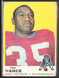 Jim Nance 1969 Topps #70 Boston Patriots