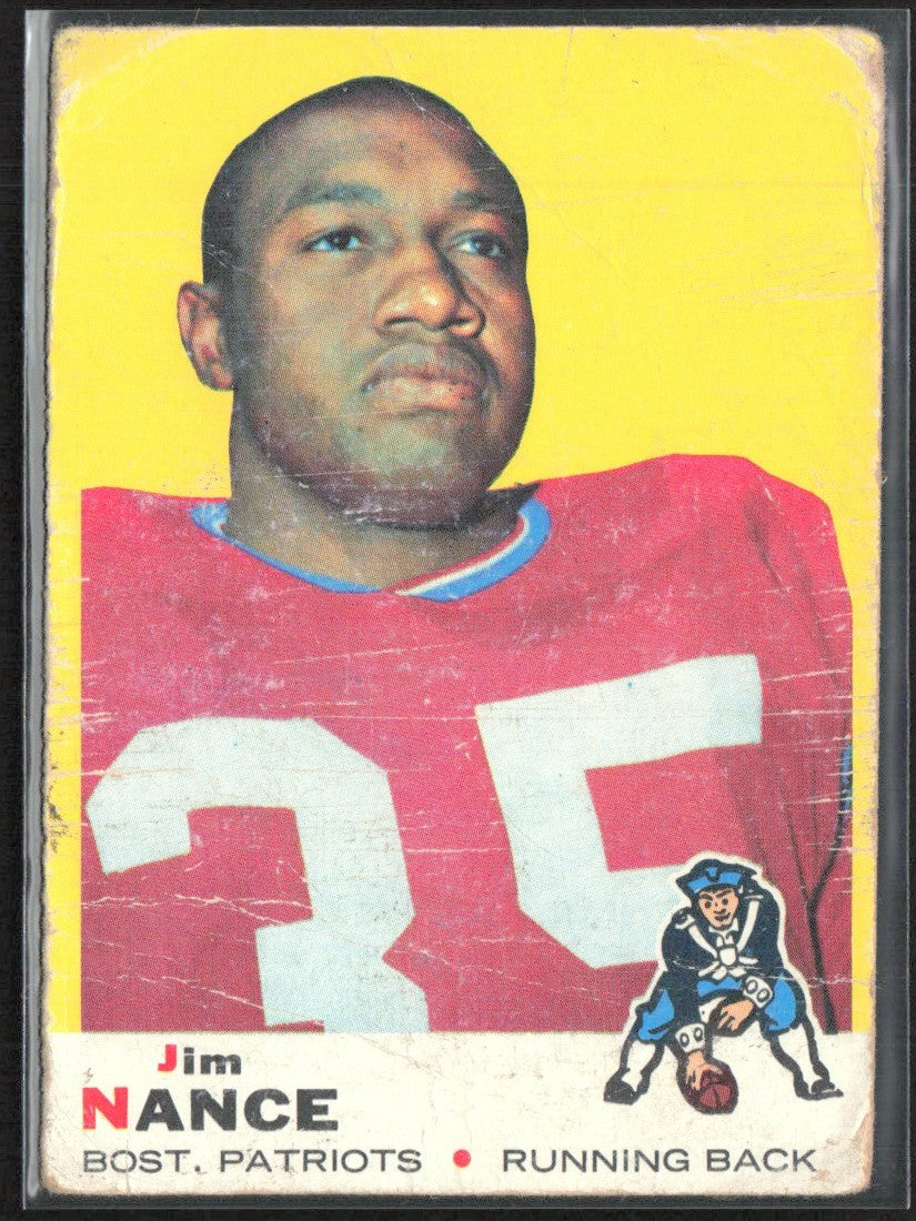 Jim Nance 1969 Topps #70 Boston Patriots
