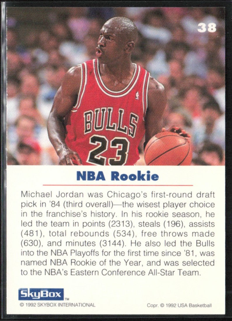 Michael Jordan 1992 SkyBox USA #38 USA