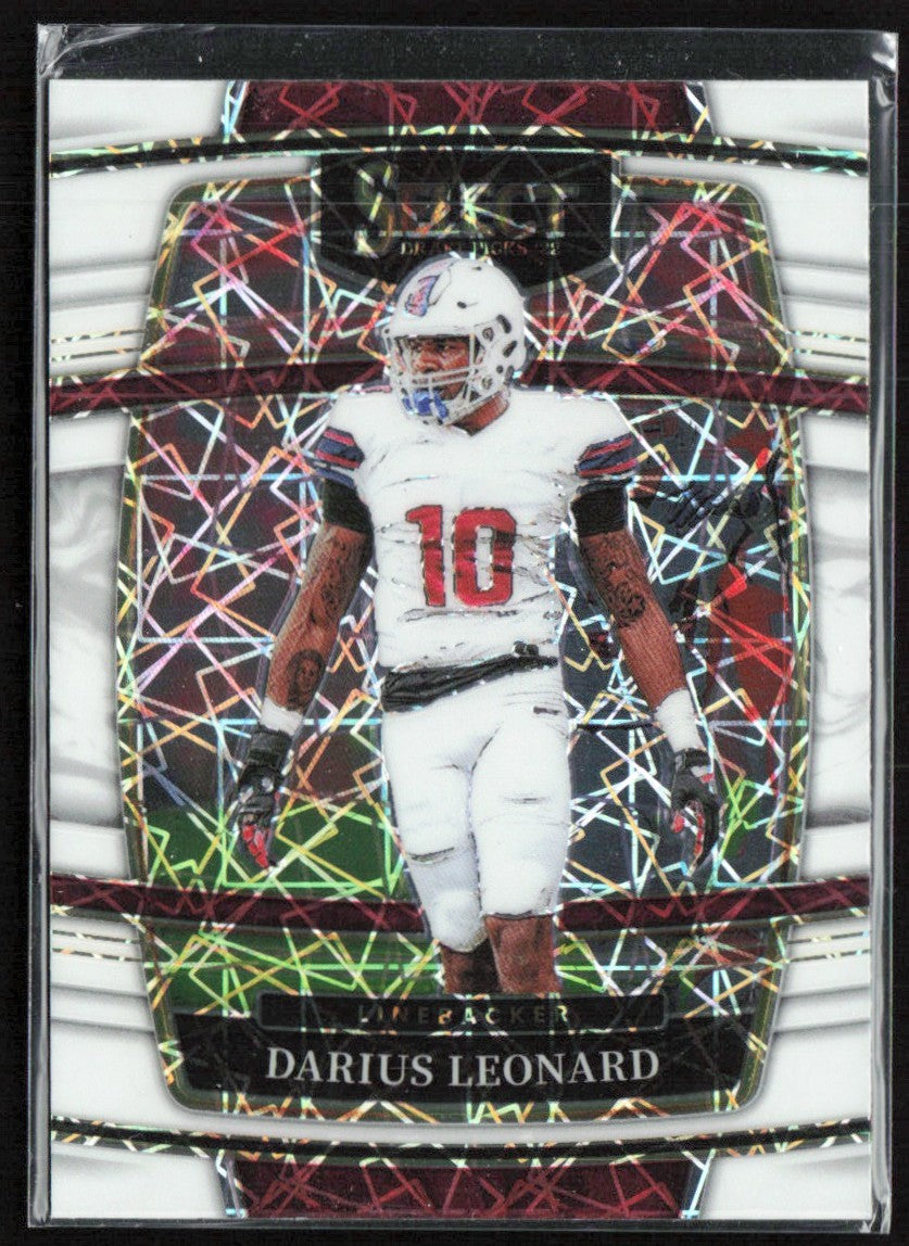 Darius Leonard 2022 Panini Select Draft Picks Concourse White Laser Prizm #76