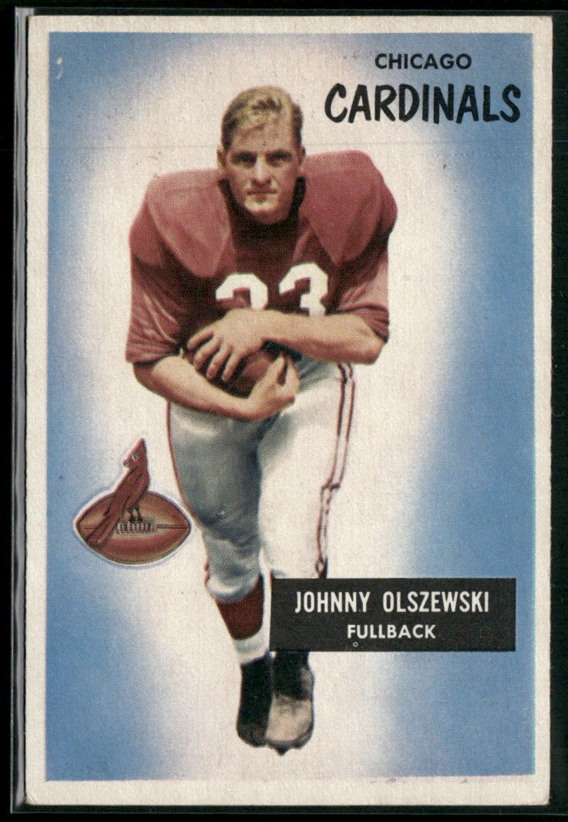 Johnny Olszewski 1955 Bowman #3 Chicago Cardinals