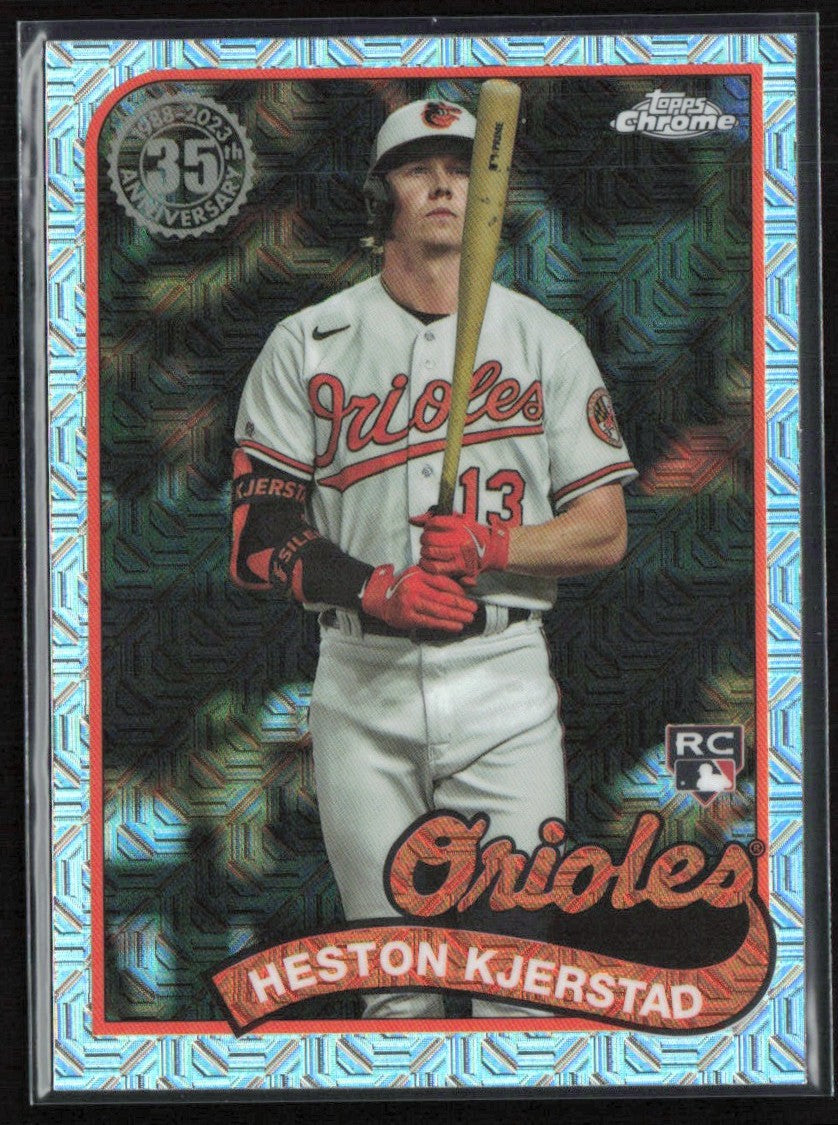 Heston Kjerstad 2024 Topps Chrome 1989 Silver Pack RC #T89C-79 Baltimore Orioles